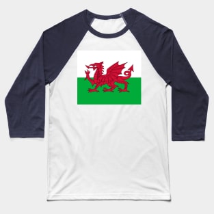 Wales Flag Baseball T-Shirt